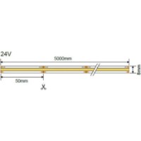 Светодиодная лента VL VL-COB400-10W-8mm-24V-IP20-4000K-OL фото №2 — интернет-магазин Desire.md