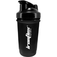 Shaker pentru nutriție sportivă IronFlex Black 500ml
