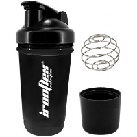 Shaker pentru nutriție sportivă IronFlex Black 500ml imaginea #2 — magazin online Desire.md