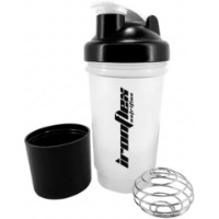 Shaker pentru nutriție sportivă IronFlex Transparent 500ml imaginea #1 — magazin online Desire.md
