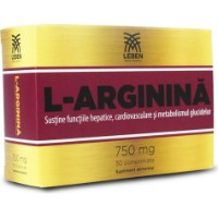 Аминокислоты Leben L-Arginina 750mg 30cap