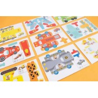 Set pentru creatie Tooky Toy 3D Origami Transport 10pcs (LT030) imaginea #4 — magazin online Desire.md