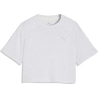 Детская футболка Puma Class Relaxed Lenght Graphic G White Glow heather, s.176