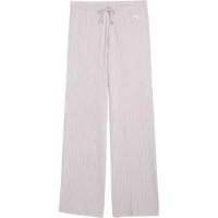 Pantaloni spotivi pentru copii Puma Essentials Ribbed Wide Leg Soft Misty Pink Heather, s.128
