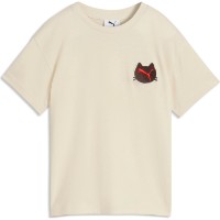 Детская футболка Puma Imaginary Friend Relaxed Badge Alpine Snow, s.110