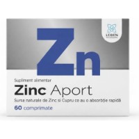 Supliment alimentar Leben Zinc Aport 60tab