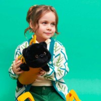 Jucărie de pluș Orange Toys Milo The Black Cat 35cm (B1001/35) imaginea #7 — magazin online Desire.md