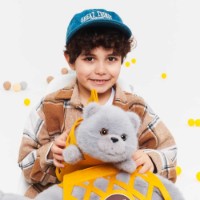 Jucărie de pluș Orange Toys Milo The Grey Cat 56cm (B1002/56) imaginea #5 — magazin online Desire.md