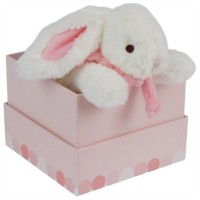 Jucărie de pluș Doudou Rabbit Bonbon 20cm Pink (1239) imaginea #3 — magazin online Desire.md