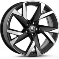 Диски автомобильные Skoda Aniara Black 8.0JX19 ET44 (3P0071499CFL8)