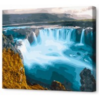 Tablou pe numere Art Gallery Econom Cascada 40x50cm (GX30653)