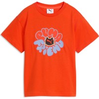 Детская футболка Puma Imaginary Friend Relaxed Graphic Red Flash, s.116