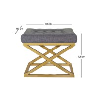 Fotoliu moale Atelier Del Sofa Capraz Gold Grey imaginea #2 — magazin online Desire.md