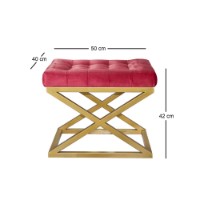 Fotoliu moale Atelier Del Sofa Capraz Gold Red imaginea #2 — magazin online Desire.md