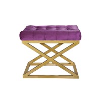 Fotoliu moale Atelier Del Sofa Capraz Gold Purple