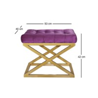 Fotoliu moale Atelier Del Sofa Capraz Gold Purple imaginea #2 — magazin online Desire.md