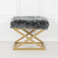 Fotoliu moale Atelier Del Sofa Capraz Plush Gold Grey