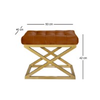 Fotoliu moale Atelier Del Sofa Capraz Gold Terracota imaginea #2 — magazin online Desire.md