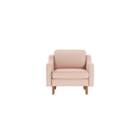 Fotoliu Atelier Del Sofa Robin 1 Salmon Walnut imaginea #2 — magazin online Desire.md