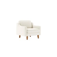Fotoliu Atelier Del Sofa Robin 1 Milk Froth Walnut