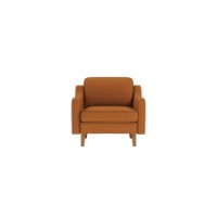 Fotoliu Atelier Del Sofa Robin 1 Caramel Walnut imaginea #2 — magazin online Desire.md