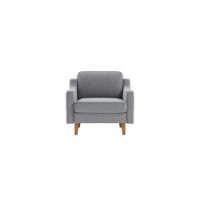 Fotoliu Atelier Del Sofa Robin 1 Fog Grey Walnut imaginea #2 — magazin online Desire.md