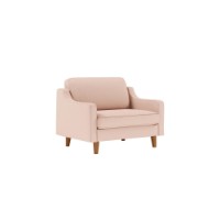 Fotoliu Atelier Del Sofa Robin Loveseat Salmon Walnut