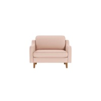Fotoliu Atelier Del Sofa Robin Loveseat Salmon Walnut imaginea #2 — magazin online Desire.md