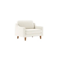Fotoliu Atelier Del Sofa Robin Loveseat Milk Froth Walnut