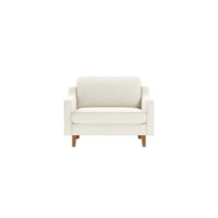 Fotoliu Atelier Del Sofa Robin Loveseat Milk Froth Walnut imaginea #2 — magazin online Desire.md