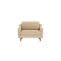 Fotoliu Atelier Del Sofa Robin Loveseat Sand Walnut imaginea #2 — magazin online Desire.md
