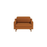 Fotoliu Atelier Del Sofa Robin Loveseat Caramel Walnut imaginea #2 — magazin online Desire.md
