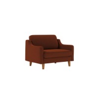 Fotoliu Atelier Del Sofa Robin Loveseat Tile Red Walnut
