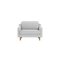 Fotoliu Atelier Del Sofa Robin Loveseat Pebble Walnut imaginea #2 — magazin online Desire.md