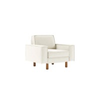 Fotoliu Atelier Del Sofa Sparrow 1 Milk Froth Walnut imaginea #1 — magazin online Desire.md
