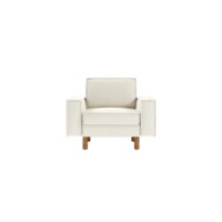 Fotoliu Atelier Del Sofa Sparrow 1 Milk Froth Walnut imaginea #2 — magazin online Desire.md