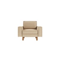Fotoliu Atelier Del Sofa Sparrow 1 Sand Walnut imaginea #2 — magazin online Desire.md
