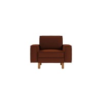 Fotoliu Atelier Del Sofa Sparrow 1 Tile Red Walnut imaginea #2 — magazin online Desire.md