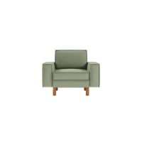 Fotoliu Atelier Del Sofa Sparrow 1 Sea Green Walnut imaginea #2 — magazin online Desire.md