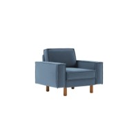 Fotoliu Atelier Del Sofa Sparrow 1 Ocean Blue Walnut imaginea #1 — magazin online Desire.md
