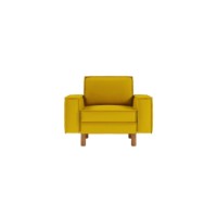 Fotoliu Atelier Del Sofa Sparrow 1 Sunflower Walnut imaginea #2 — magazin online Desire.md