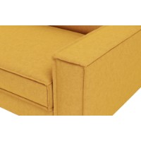 Fotoliu Atelier Del Sofa Sparrow Loveseat Mustard Walnut imaginea #3 — magazin online Desire.md