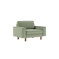 Fotoliu Atelier Del Sofa Sparrow Loveseat Sea Green Walnut