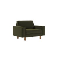 Fotoliu Atelier Del Sofa Sparrow Loveseat Oil Green Walnut