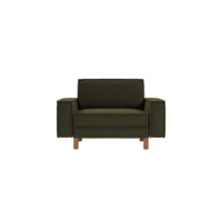 Fotoliu Atelier Del Sofa Sparrow Loveseat Oil Green Walnut imaginea #2 — magazin online Desire.md