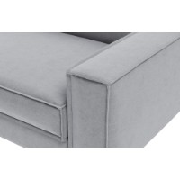 Fotoliu Atelier Del Sofa Sparrow Loveseat Fog Grey Walnut imaginea #3 — magazin online Desire.md