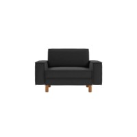 Fotoliu Atelier Del Sofa Sparrow Loveseat Night Grey Walnut imaginea #2 — magazin online Desire.md