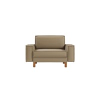 Fotoliu Atelier Del Sofa Sparrow Loveseat Beach Walnut imaginea #2 — magazin online Desire.md