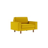 Fotoliu Atelier Del Sofa Sparrow Loveseat Sunflower Walnut