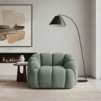 Fotoliu Atelier Del Sofa Octavio Turquoise imaginea #2 — magazin online Desire.md